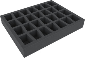 FS050C4BO 50 mm Full-Size foam tray with 28 compartments