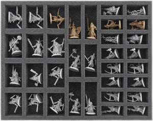 FS050MD01 50 mm full size foam tray with 34 compartments for Massive Darkness