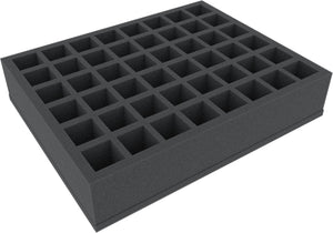 FS070I048BO 70 mm Full-Size foam tray with 48 square compartments