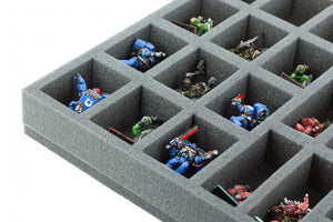 FSBR040BO 40 mm Full-Size foam tray with 34 compartments