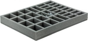 FSBR040BO 40 mm Full-Size foam tray with 34 compartments