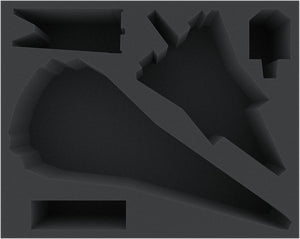 FSJT090BO 90 mm full-size foam tray for Star Wars X-WING Imperial Raider, Imperial Assault Carrier, Lambda-class Shuttle and Upsilon-class Shuttle
