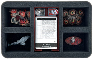 Feldherr Storage Box FSLB075 for Warhammer Quest: Cursed City - Nightwars - Expansion + 7 additional miniatures