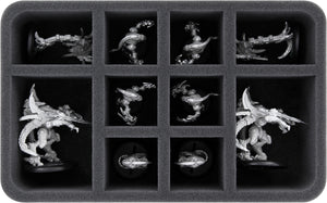 Feldherr Storage Box FSLB150 for Warcaster: Neo-Mechanika - 4 Warjacks + 36 Small / Medium Base miniatures