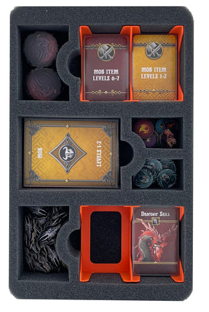 Feldherr Storage Box FSLB250 for Massive Darkness 2: Hellscape - Gates of Hell + War of Souls + Four Horsemen + Druids vs. Beelzebub + Demon Dragon