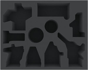 FSMECU075BO 75 mm foam tray with 10 compartments for Rising Sun - big miniatures