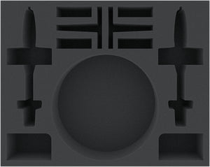 FSMENR065BO Feldherr foam tray for Team Yankee: 2 MI-24 Hind helicopters + 2 BMP-1 OP tanks
