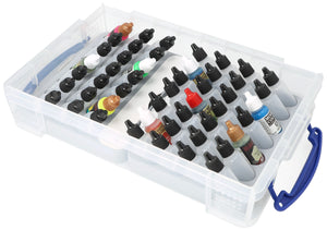 Feldherr Paint Racks with 4l Really Useful Box - 49 paint bottles + accessories