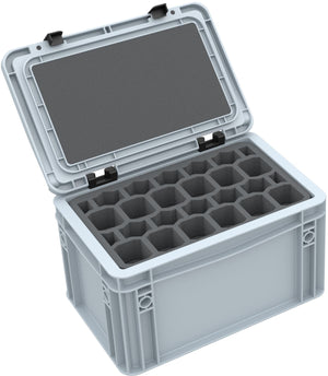 Feldherr Storage Box Eurobox with Foam Set for BattleTech Mechs and Tanks transport and protection (EB188Set)