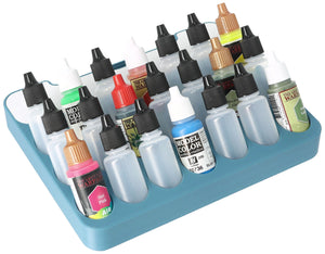 Feldherr paint rack with brush compartment for 4l Really Useful Box - 21 paint bottles