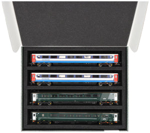 Feldherr Storage Box FSLB055 for model railway locomotives wagons and vehicles 4 slots for 00 gauge horizontal