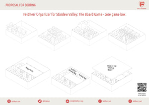 Feldherr Organizer Insert for Stardew Valley: The Board Game - core game box