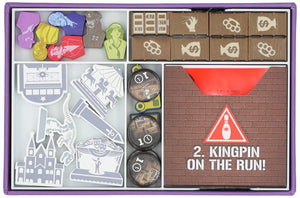 Feldherr Organizer Insert for Tiny Epic Crimes: Kingpins - board game box