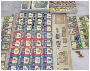 Feldherr Organizer Insert with 3D Tokens Upgrade Set for Anno 1800 + The Expansion - core game box