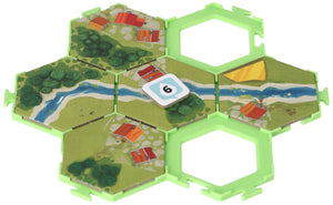 Feldherr Hex tile holder for Dorfromantik: The Board Game