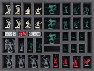 Feldherr foam set + Organizer Insert for HeroQuest (2021): core game + 3 expansions - core game box