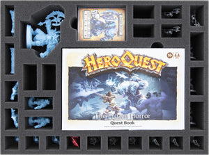 Feldherr foam set + Organizer Insert for HeroQuest (2021): core game + 3 expansions - core game box