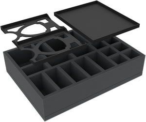 Feldherr foam set + Organizer Insert for HeroQuest (2021): Kellar's Keep - board game box