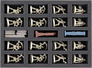 Feldherr foam set + card holder for HeroQuest (2021): The Return of the Witch Lord - board game box