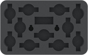 HS030DF09 30 mm half-size foam tray for Dropfleet Commander - Corvettes + FREE capsule for pegs