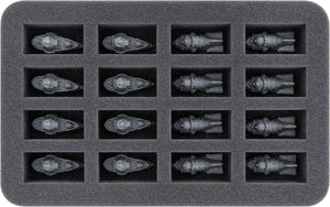 HS035A043 Feldherr foam tray for Dystopian Wars - 16 compartments