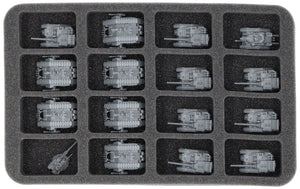 HS035A072 Feldherr foam tray for Legions Imperialis - 16 compartments