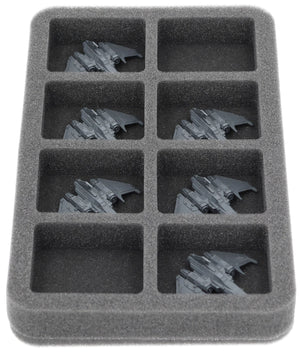 HS035A075 Feldherr foam tray for Legions Imperialis - 8 compartments