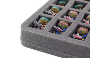 HS035C5BO 35 mm Half-Size Schaumstoffeinlage mit 20 Fächern