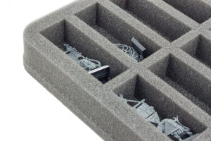 HS035I003BO 35 mm Half-Size foam tray with 12 compartments