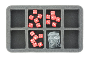 HS035ZC01 35 mm half-size Figure Foam Tray for Zombicide cards and token