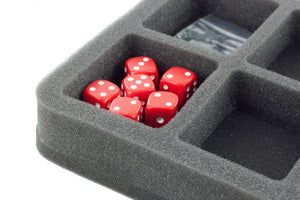 HS035ZC01 35 mm half-size Figure Foam Tray for Zombicide cards and token