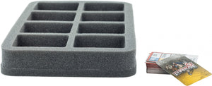HS035ZC01 35 mm half-size Figure Foam Tray for Zombicide cards and token