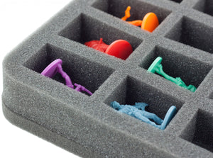 HS035ZC14 35 mm Half-Size Schaumstoff für 20 Zombicide Figuren