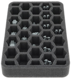 HS040A058 Feldherr foam tray for BattleTech - 33 compartments