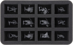 HS045BB10 foam tray for Blood Bowl - 12 compartments