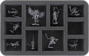 HS050A014 Feldherr 50 mm foam tray for Warcry – 10 miniatures