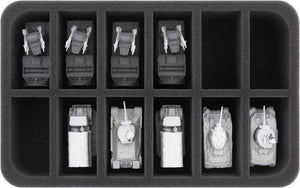 HS050A040 Feldherr foam tray for Flames of War - 12 vehicles