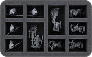 HS050A080 Feldherr foam tray for Orruk Warclans - 10 compartments