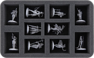 HS050A087 Feldherr foam tray for Kingdom Death: Monster - 10 miniatures