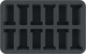 HS050WH04 foam tray for 12 GW Miniatures with 40 mm Base