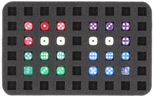 Feldherr Magnetic Box yellow for up to 54 dice