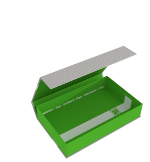 Feldherr Magnetic Box green for Subbuteo - 3 Teams