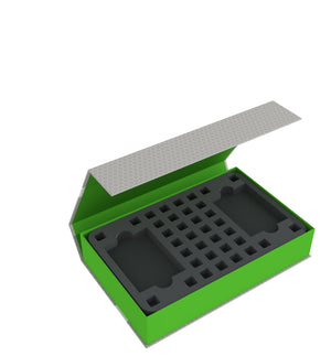 Feldherr Magnetic Box green for Dice Master - 1 Deck and 113 Dice
