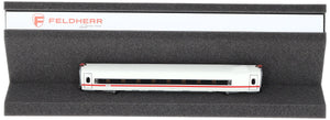 Feldherr Locomotive Bench H0 & 00 Scale with Magnetic Strip (360 mm) – Perfect Maintenance and Protection for Model Railways