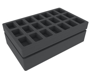 Feldherr foam set for 9L Really Useful Boxes - 42 miniatures + tanks / monsters