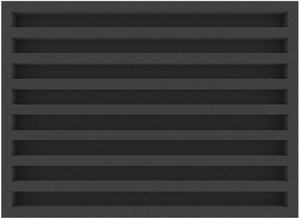IUMFMW030BO 370 mm x 270 mm x 30 mm foam tray with 8 compartments