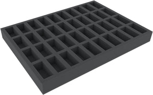 IUMFOD035BO 370 mm x 270 mm x 35 mm foam tray with 40 compartments