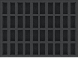 IUMFOD035BO 370 mm x 270 mm x 35 mm foam tray with 40 compartments