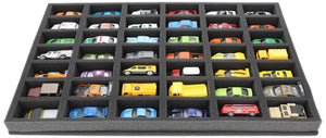 JV040A003 Foam insert for model cars 1:64 - 42 compartments