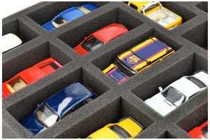 JV055A001 Foam insert for model cars 1:43 - 22 compartments